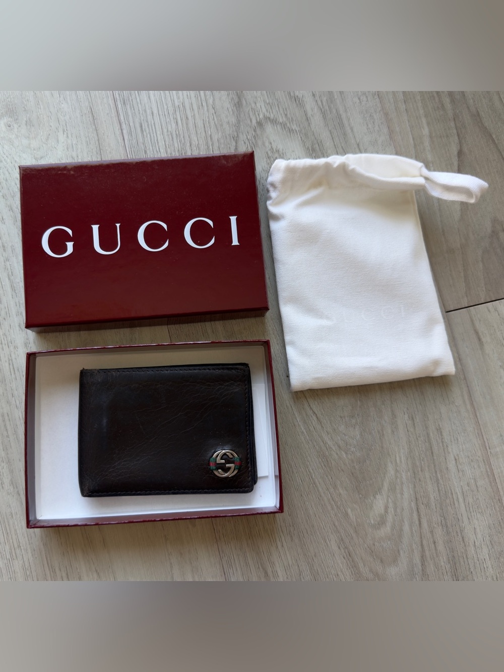 Gucci Brown Leather Wallet